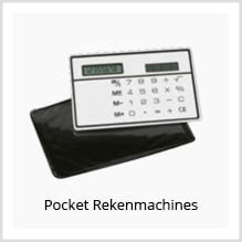 Pocket-Rekenmachines als relatiegeschenk