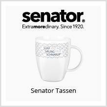 Senator-Tassen als Werbeartikel