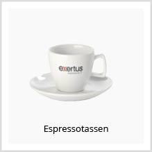 Espressotassen mit Logo