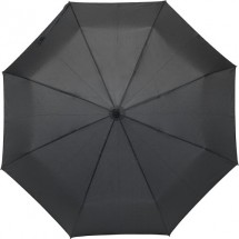 Regenschirm Piet aus Pongee-Seide - Schwarz
