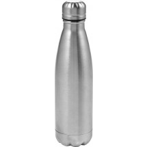 Doppelwandige Wasserflasche Bali (550 ml) aus Edelstahl - Silber