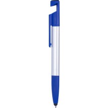 6-in-1 Multifunktionskugelschreiber Tool aus Kunststoff - BlauWeiß