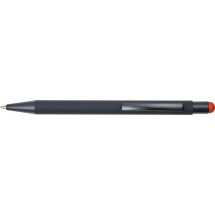 Gummierter Kugelschreiber Formentera - Orange