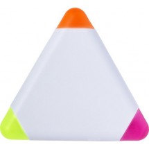 Textmarker Triangle aus Kunststoff - Weiß