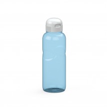 Trinkflasche Carve "Sports" colour 0,7 l, transparent-blau