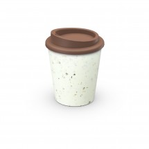 Kaffeebecher "Premium" small, Paper, weiß/braun