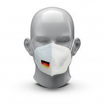 Atemschutzmaske "CareAir" FFP2 NR, Vers.: D, einzeln, weiß