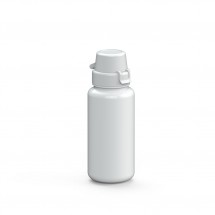 Trinkflasche School Colour 0,4 l - weiß/weiß