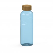 Trinkflasche Carve "Natural" Colour 1,0 l, transparent-blau
