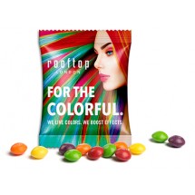 Skittles im Werbetütchen | 10 g | Standard-Folie transparent | 1-farbig