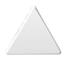 Magnet Dreieck, weiß