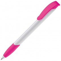 Kugelschreiber Apollo Hardcolour - Weiss / Rosé