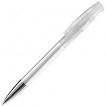 Kugelschreiber Avalon Transparent Metal Tip - Transparent Weiss