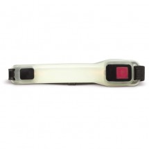 LED Sportarmband - Weiss / Rot