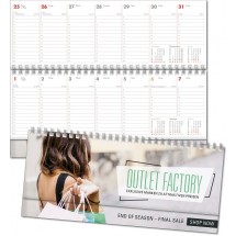 Schreibtischquerkalender Business, deutsch