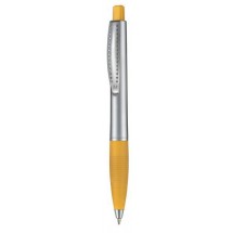 Kugelschreiber CLUB SILVER - mango-gelb transparent