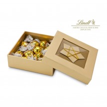 Geschenkset: Goldene Schachtel
