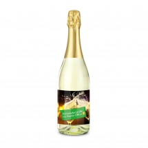 Sparkling wine Cuvée - Bottle clear - Home-Office Grüße, 0.75 l