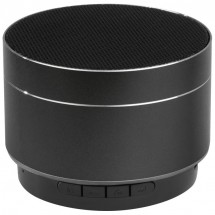 Bluetooth Lautsprecher aus Aluminium - schwarz
