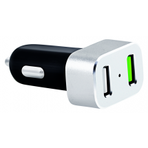 Quickcharge Car Charger - schwarz/silber