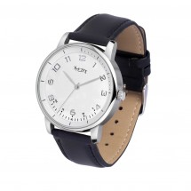 WatchTracker - leather - black