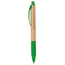 Kugelschreiber BAMBOO RUBBER - braun/grün