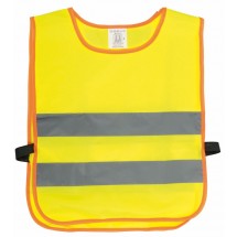 Sicherheitsweste für Kinder MINI HERO - gelb/grau/orange