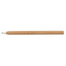 Bambus Kugelschreiber ESSENTIAL - braun/weiß