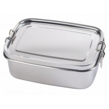 Edelstahl Lunchbox STRONG BREAK - silber