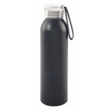 Aluminium Trinkflasche LOOPED - schwarz