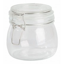 Vorratsglas CLICKY mit Bügelverschluss, Füllmenge ca. 500 ml - transparent