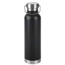 Vakuum-Isolierflasche MILITARY - schwarz