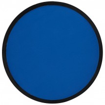 Frisbee, faltbar mit Etui aus Polyester - blau
