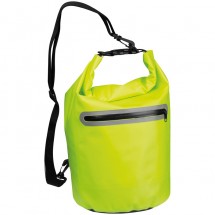 Wasserdichte Tasche mit reflektierendem Streifen - gelb