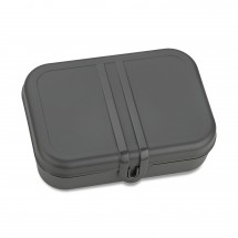 PASCAL L Lunchbox mit Trennsteg nature ash grey
