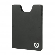 Valenta Card Case Aluminium - black