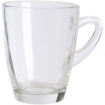 Tasse aus Glas mit einem Füllvermögen von 320 ml - transparent