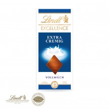 Grußkarte mit Schokoladentafel von Lindt „Excellence“, Klimaneutral, FSC®