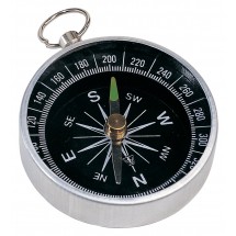Kompass Nansen - silber/schwarz