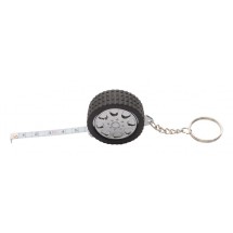 Schlüsselmaßband Wheel - schwarz/weiss