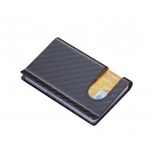 Kreditkartenetui komplett aus 3K Carbon CARBON CASE - grau, schwarz