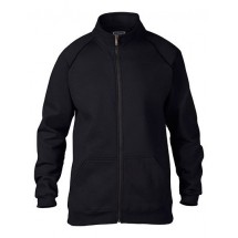 Premium Cotton Fleece Jacket - Black