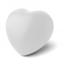 Antistressball in Herzform LOVY - weiß