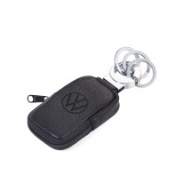 Schlüsselanhänger POCKET CLICK VW- schwarz, silberfarben