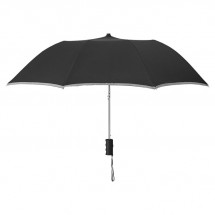 Regenschirm 53cm NEON - schwarz