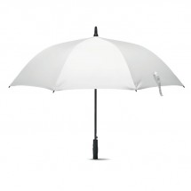 GRUSA Regenschirm mit ABS Griff weiß
