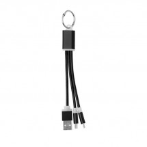 Schlüsselring mit Kabel-Set RIZO - schwarz