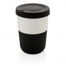 PLA Cup Coffee-To-Go 380ml, schwarz - schwarz
