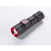 Taschenlampe ECO BEAM PRO - rot, schwarz