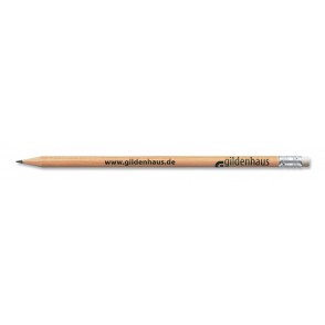 STAEDTLER runder Bleistift mit Radiertip natur
